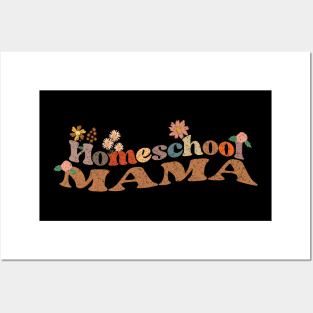 Vintage Homeschool Mama, Gift for Homeschool Mom Posters and Art